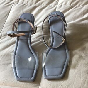 Crown and Ivy Lucite Sandals